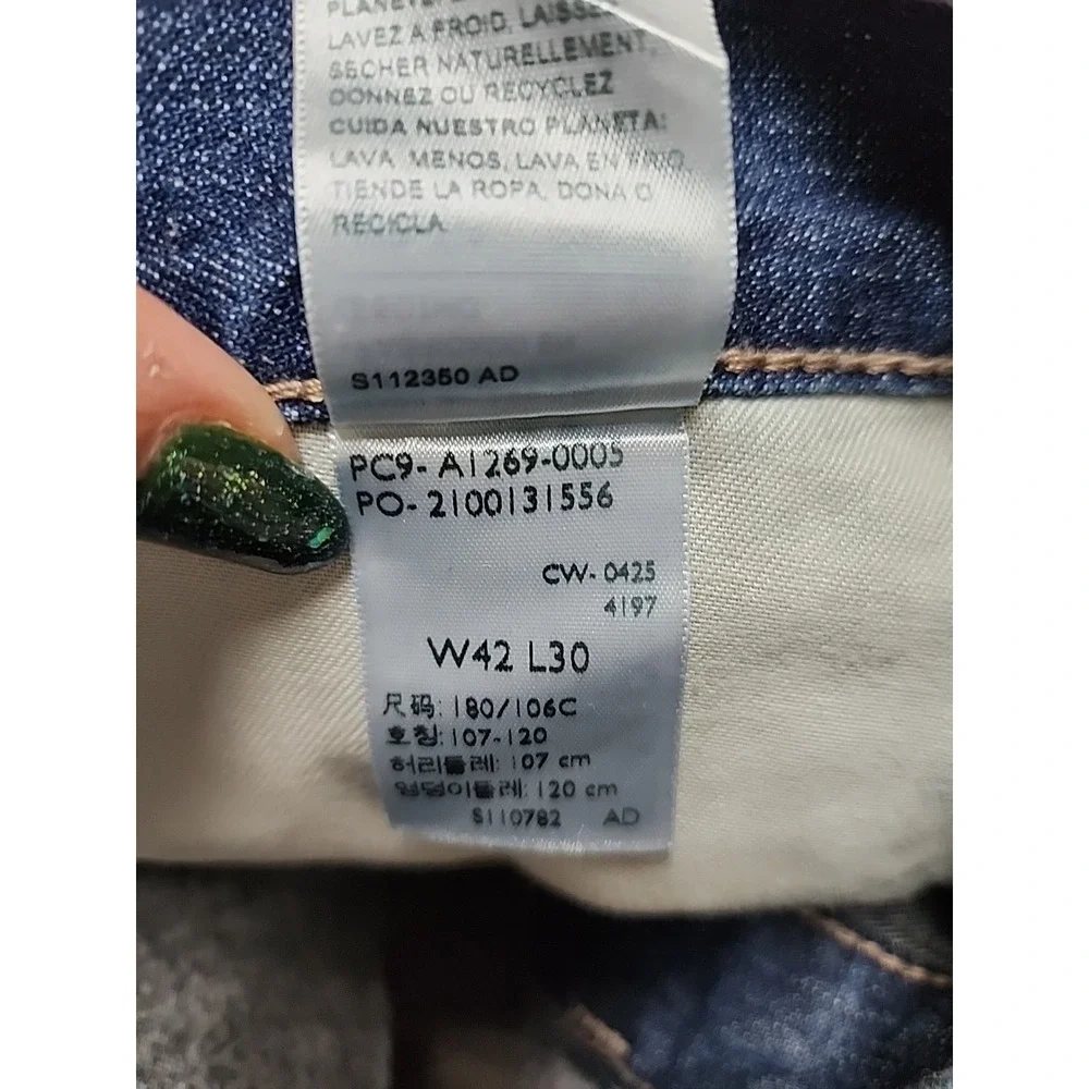 Levi‎ Strauss Signature 42x30 Men's 100% Cotton Carpenter Jeans NWT 44x31 Actual